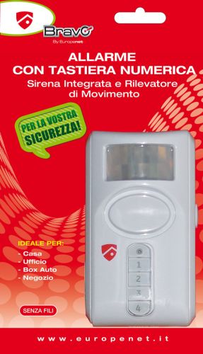Allarme di movimento a tastiera Allarme per negozio prezzo